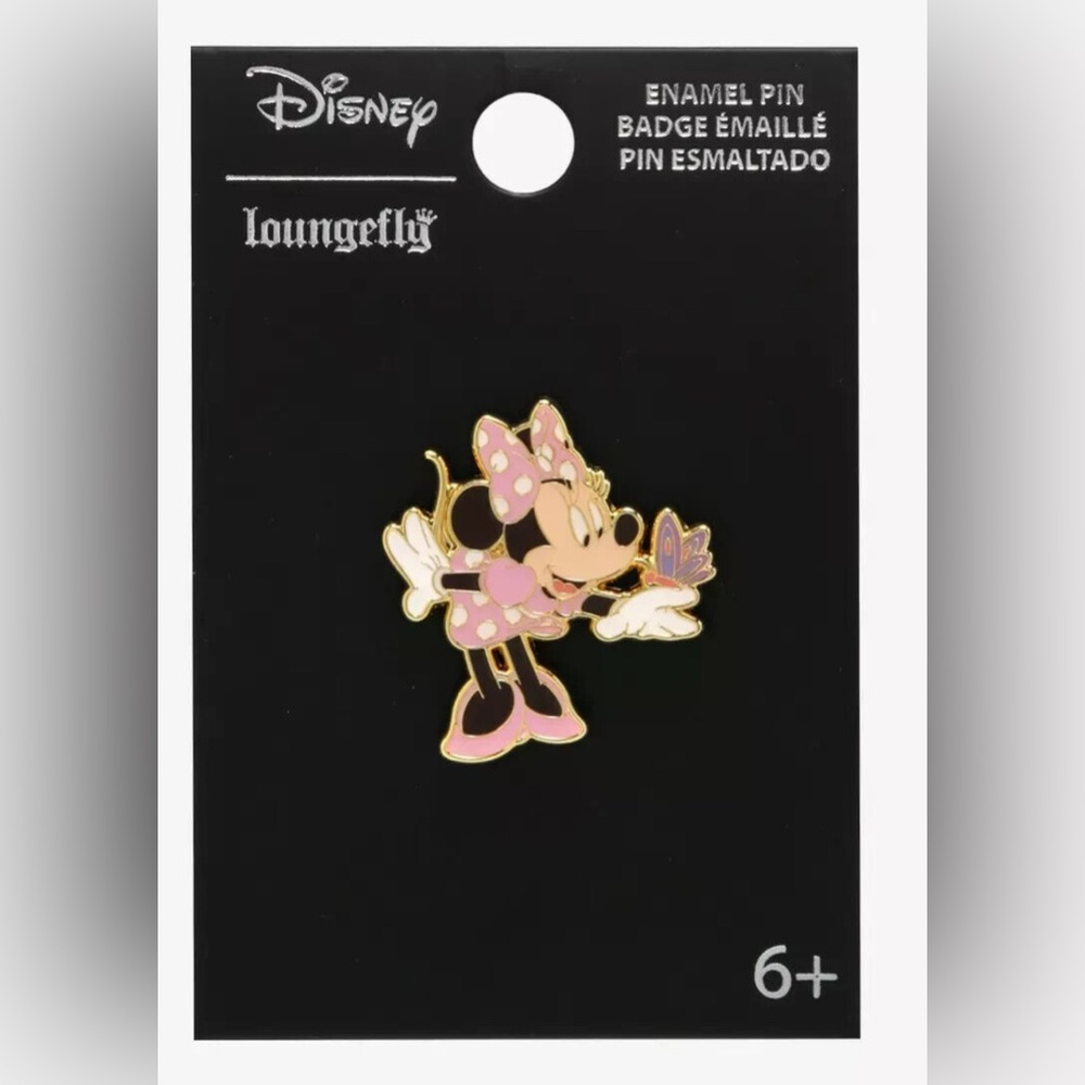 Loungefly Disney Minnie Mouse
Butterfly Enamel Pin - NEW